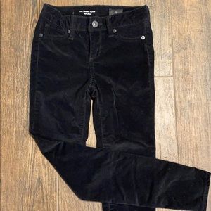AG kids black velvet jean